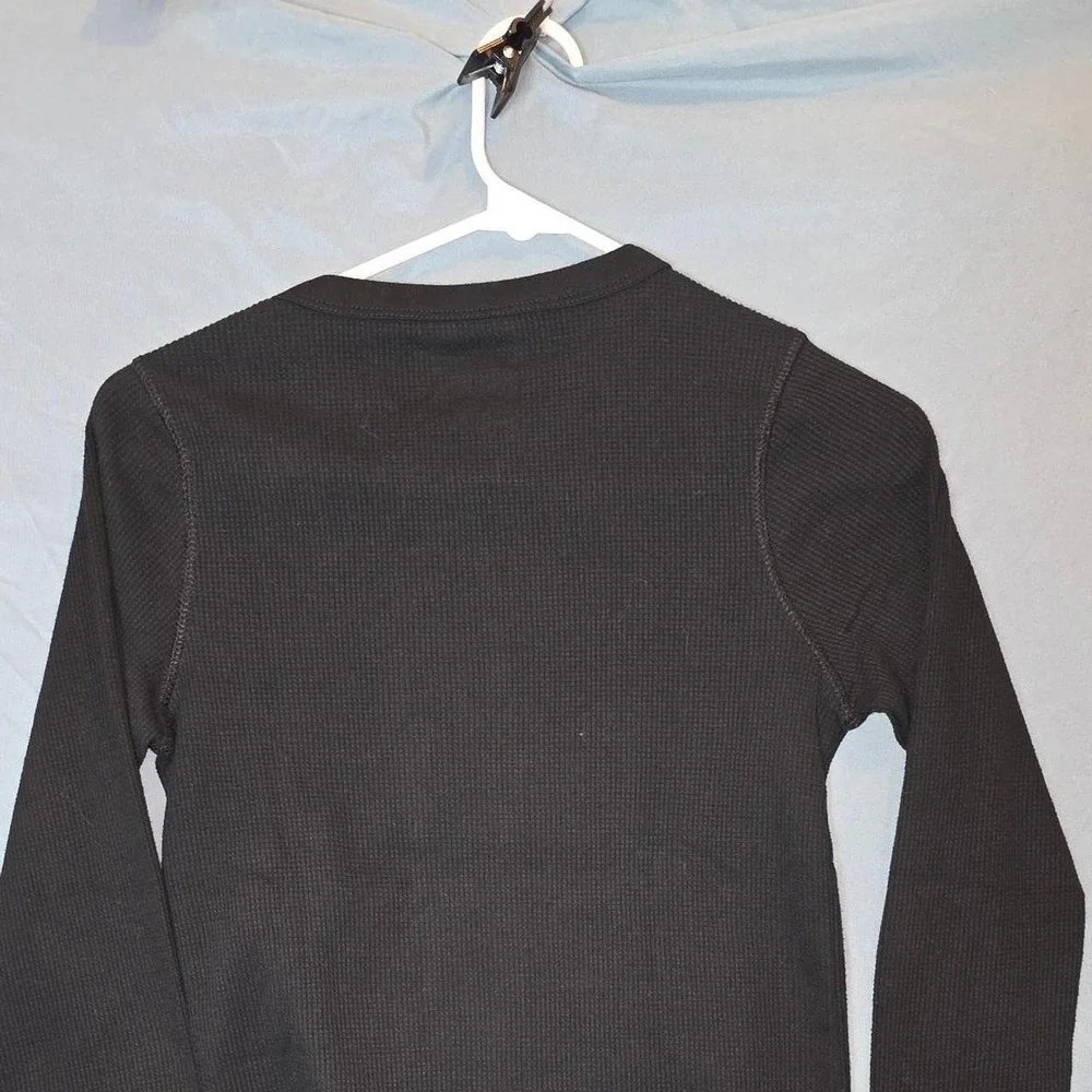 Kids Cat and Jack Black long sleeve thermal top Size S